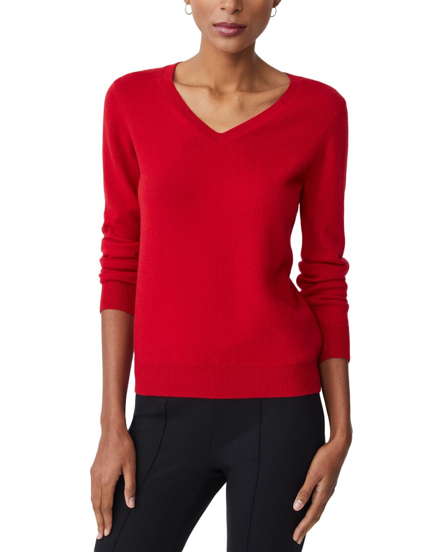 J.mclaughlin Maye Cashmere Sweater In Red