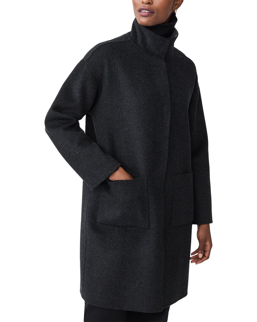 J.mclaughlin Lyons Wool-blend Coat In Gray