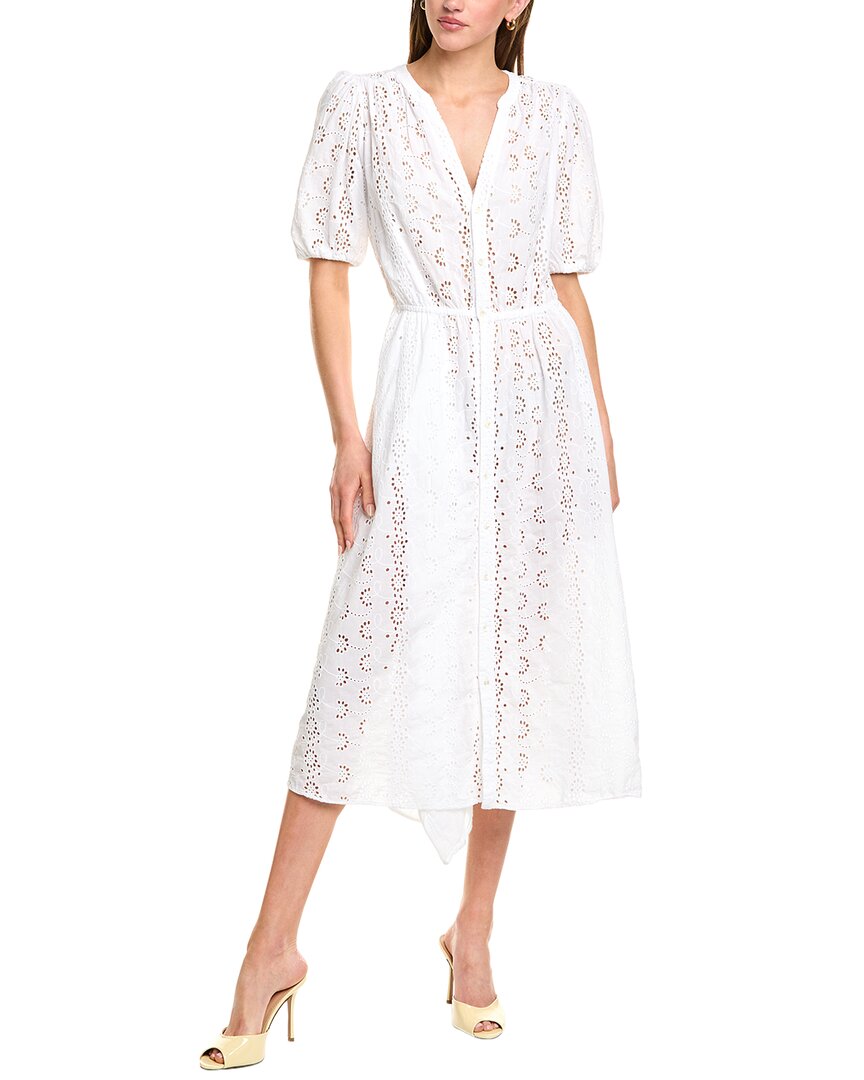 Velvet By Graham & Spencer Eyelet Midi Shirtdress