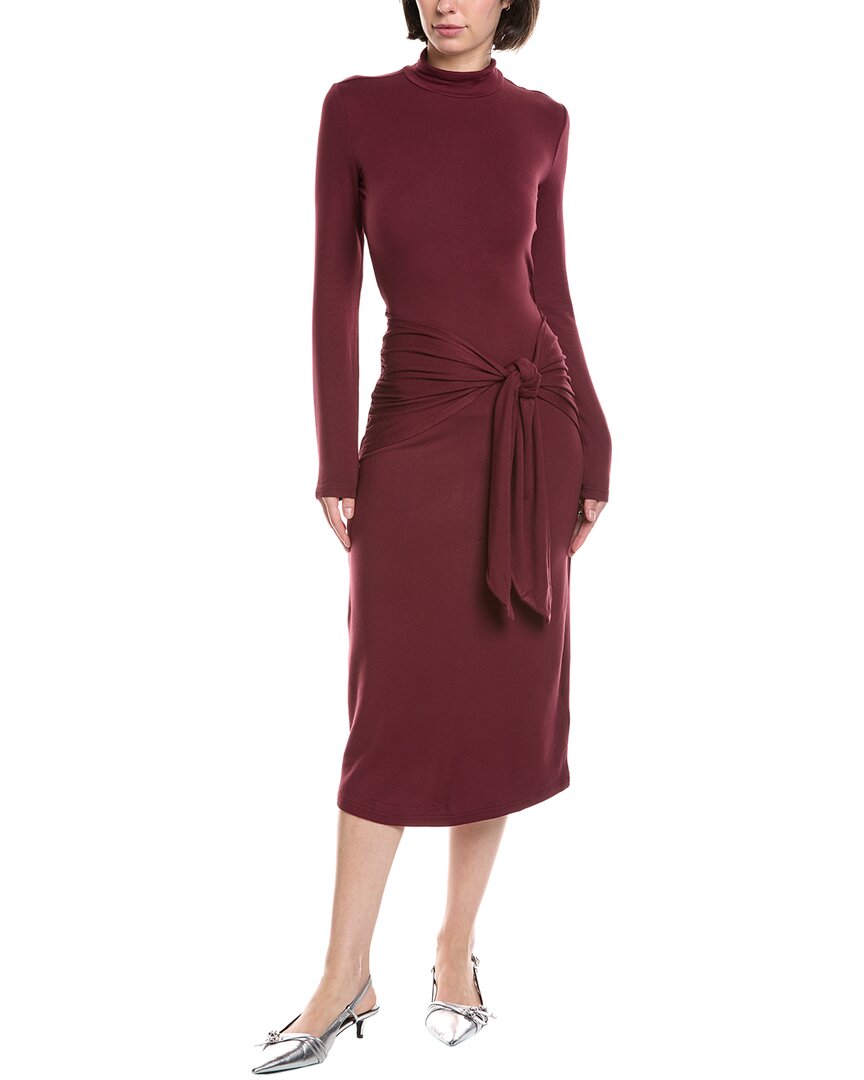 Walter Baker Celeste Midi Dress In Red