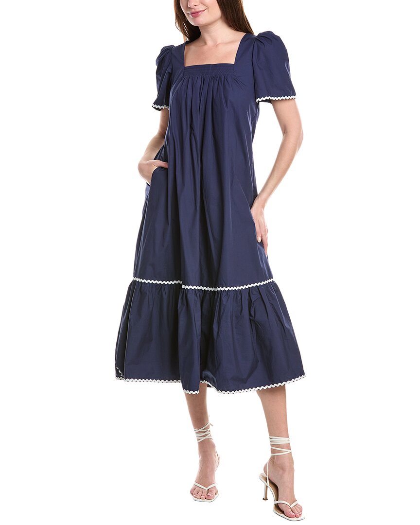 English Factory Ric Rac Midi Dress