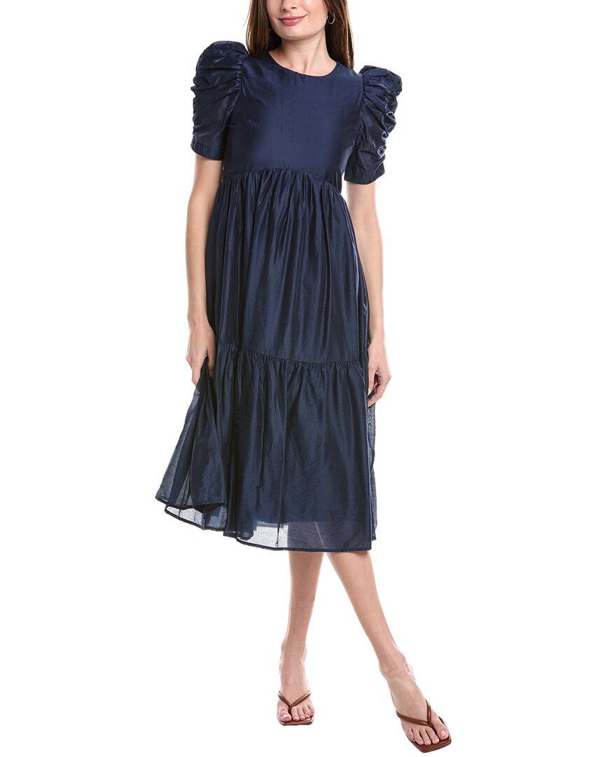 ENGLISH FACTORY ENGLISH FACTORY MIDI DRESS