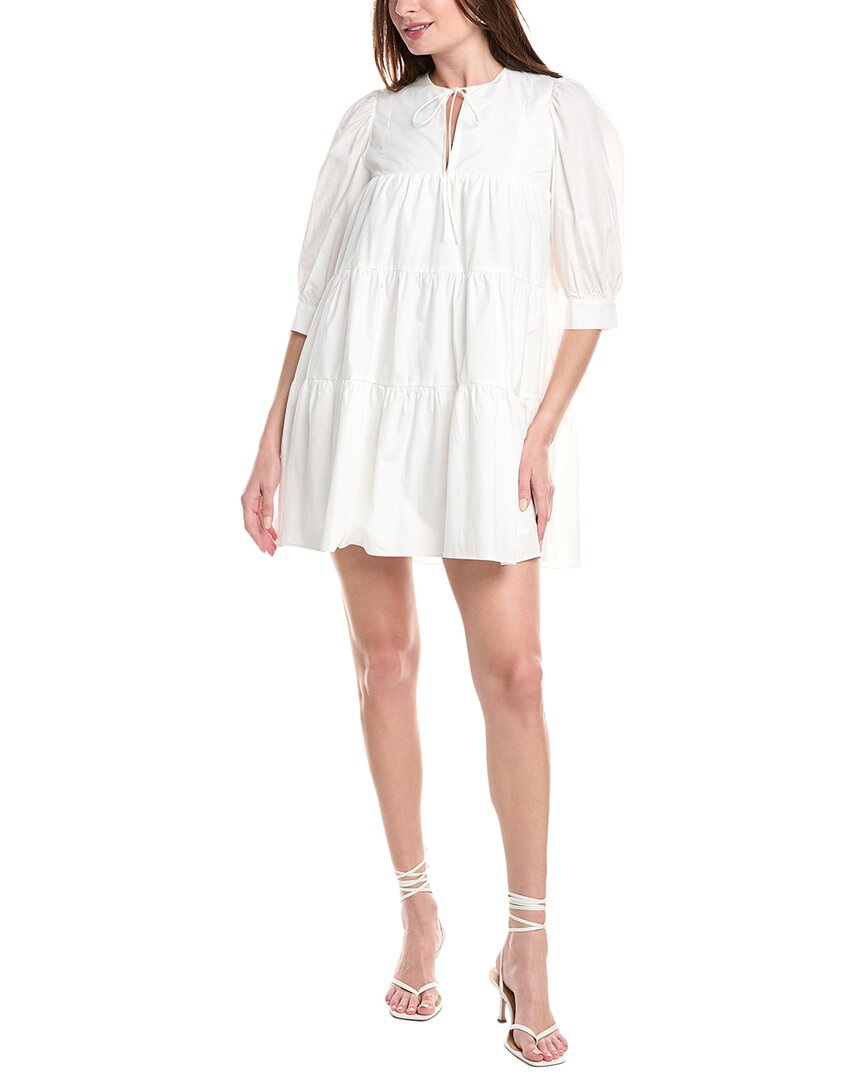 English Factory Blouson Sleeve Mini Dress