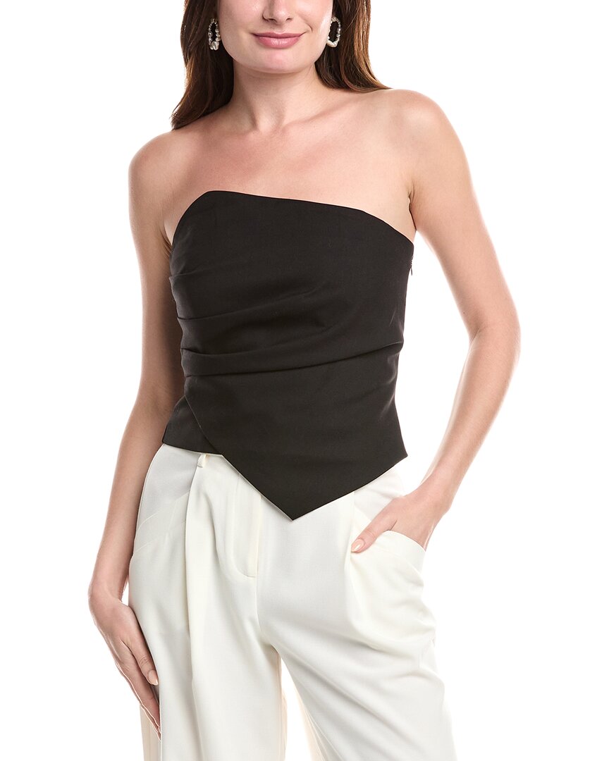 Grey Lab Draped Corset Top
