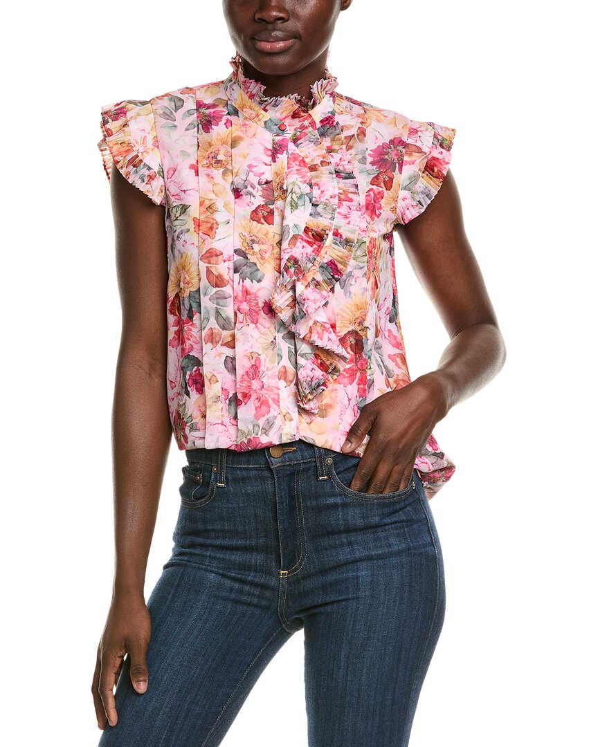 Elie Tahari Pleated Shirt