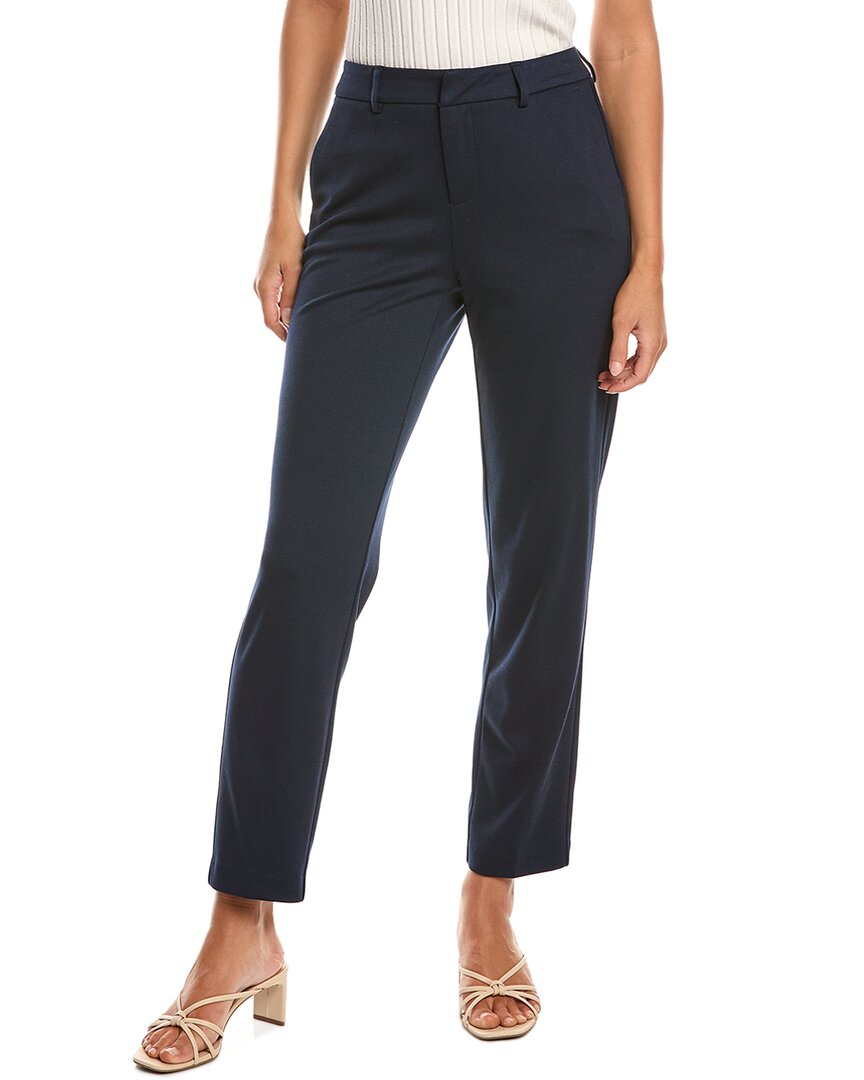 Nic + Zoe Nic+zoe Ponte Knit Trouser In Blue