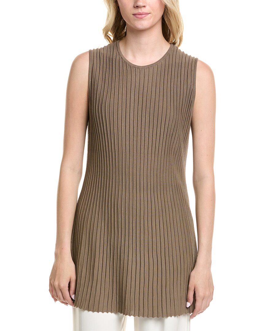 Shop Lafayette 148 New York Ottoman Stitch Slim Tunic Sweater