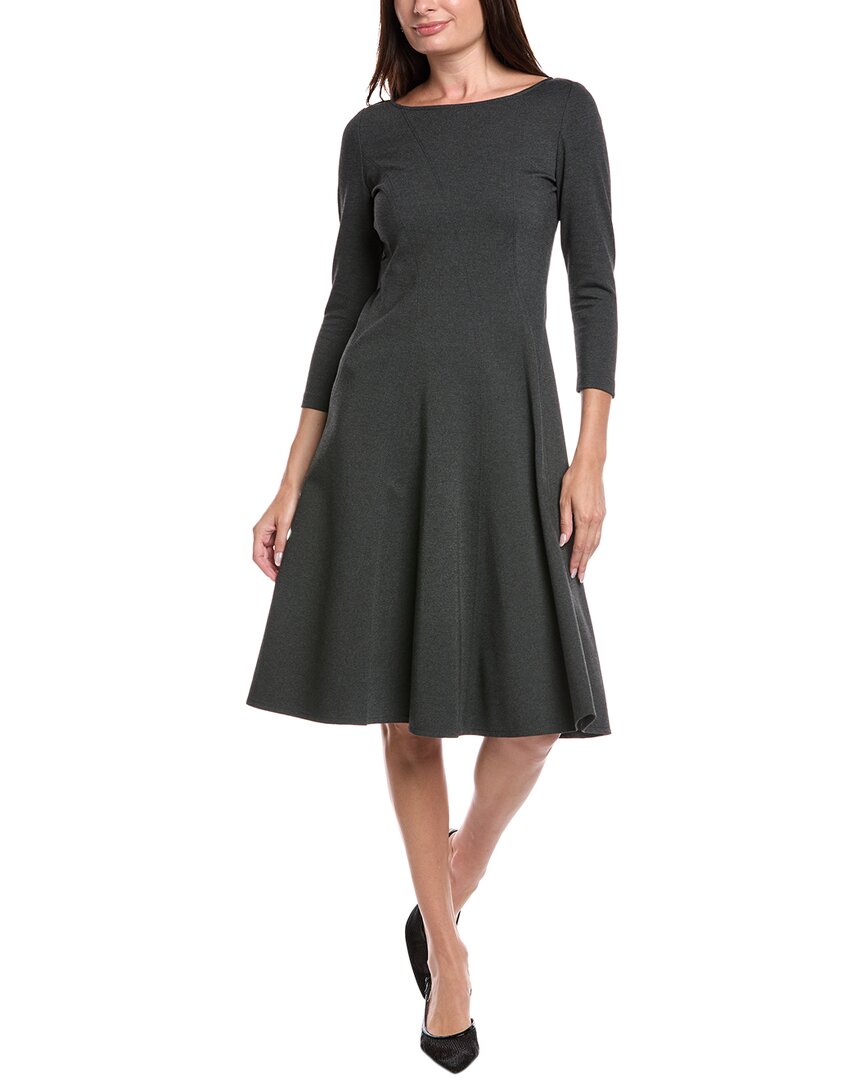 Lafayette 148 New York Addison A-line Dress In Gray