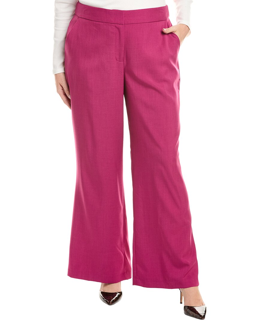 Tahari Asl Plus Pant In Purple