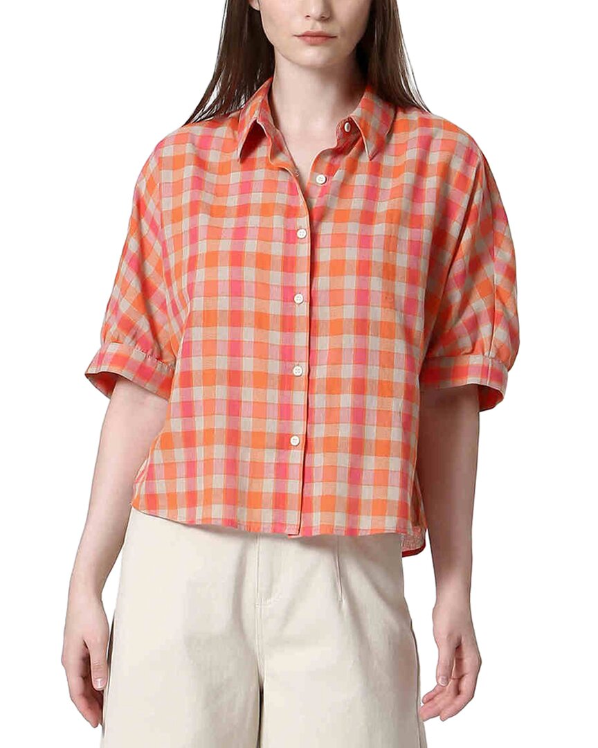 See U Soon Gingham Collared Button Down