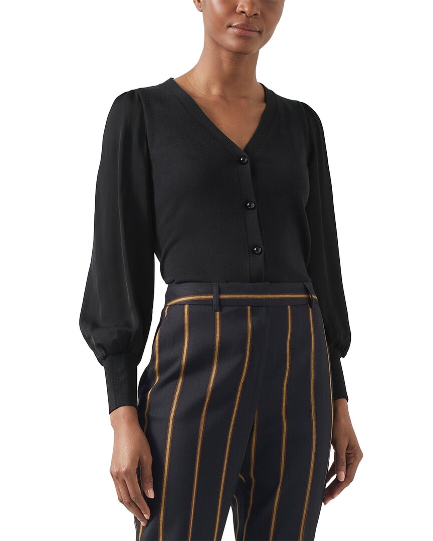 Lk Bennett L.k.bennett Lucian Wool-blend Cardigan
