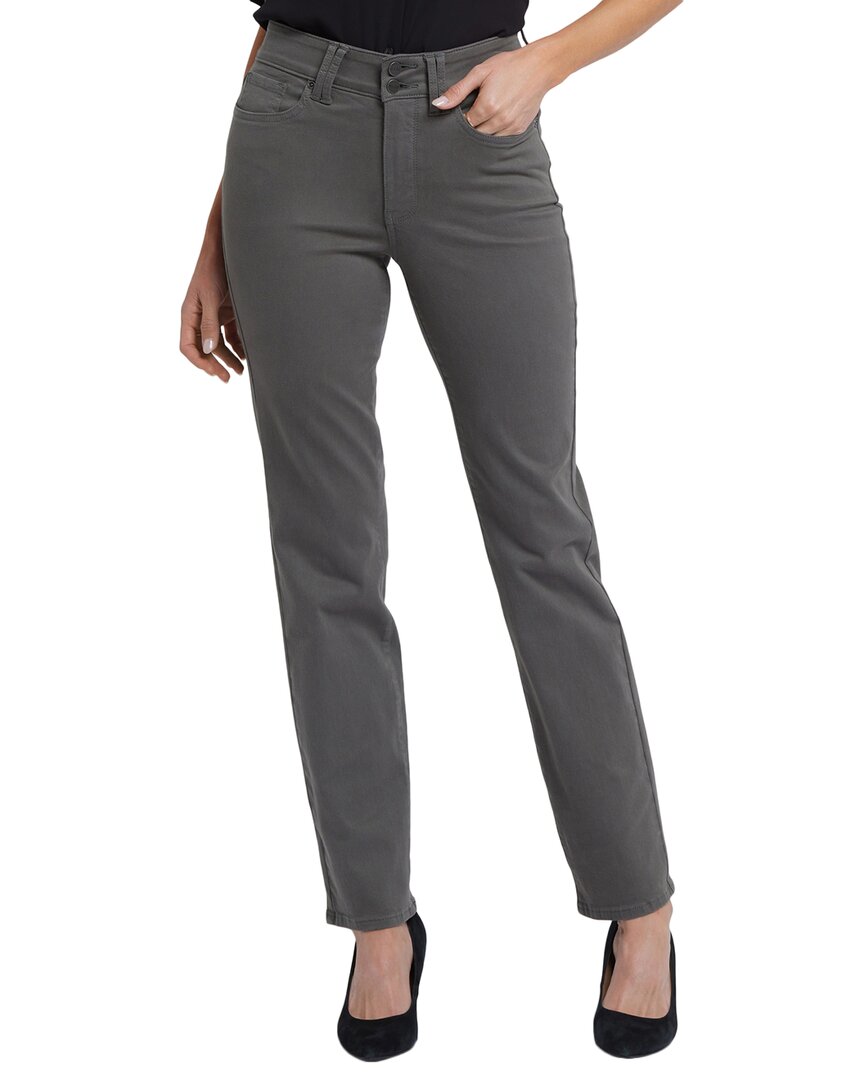 Nydj Marilyn Vine Leaf Straight Leg Jean In Multi