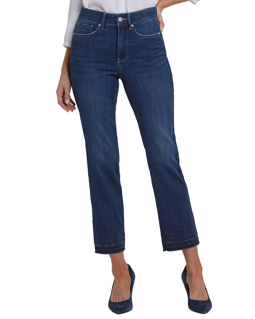 Nydj Marilyn Wonderland Straight Leg Jean In Blue