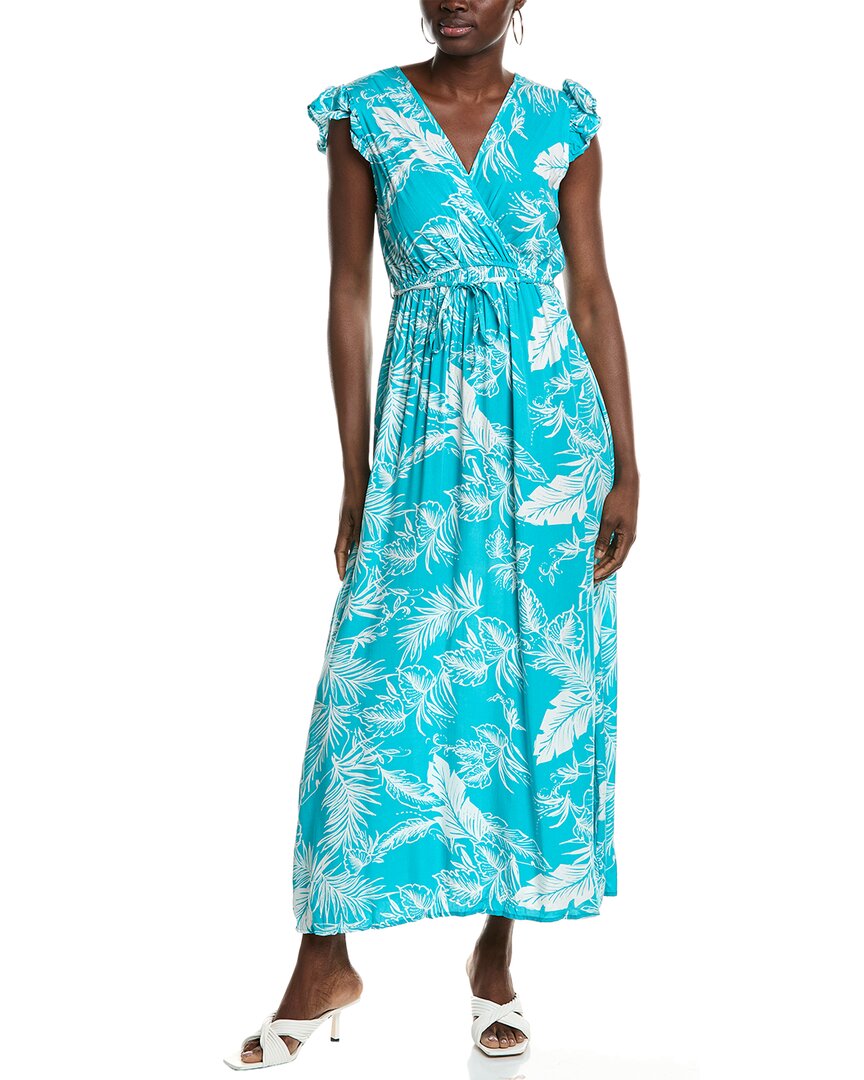 Anna Kay Jellyfish Maxi Dress In Blue