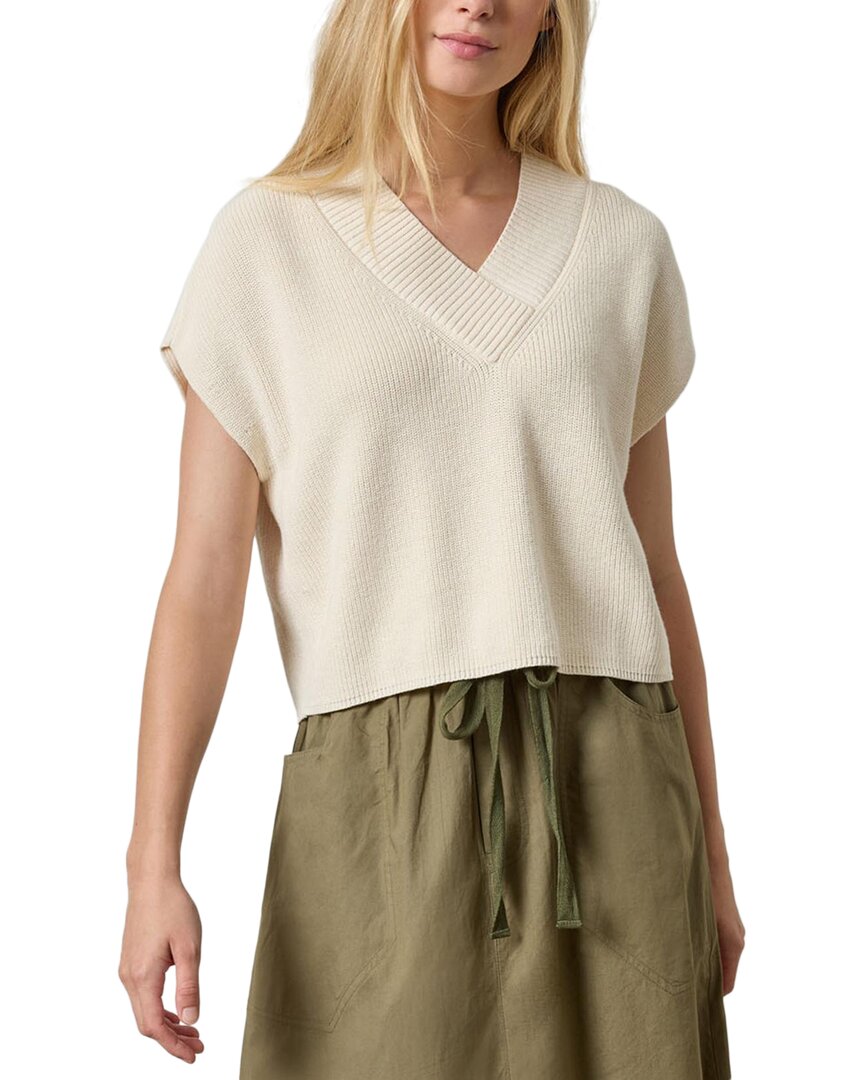 Shop Lilla P Wide Trim V-neck Sweater