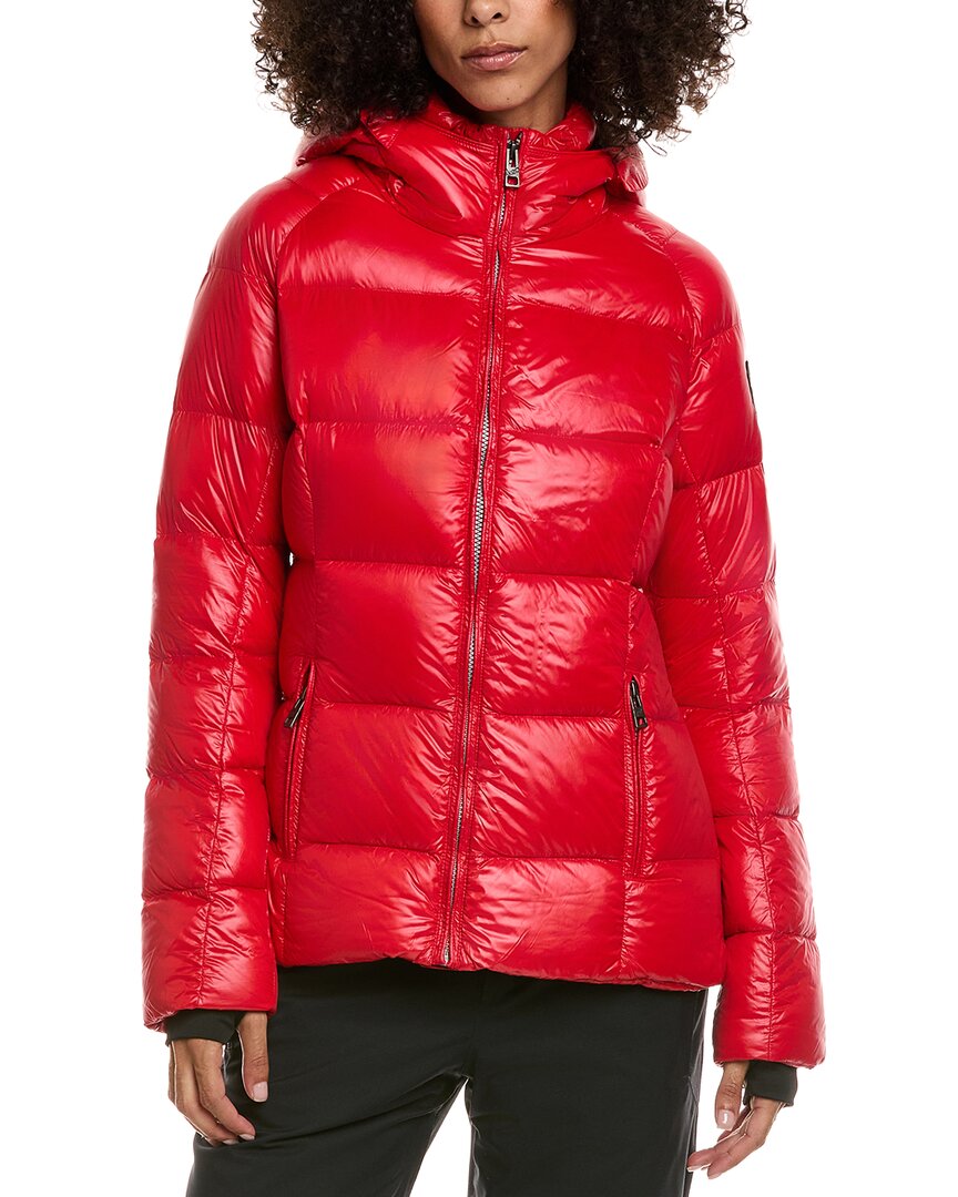 Skea Elsa Solid Jacket In Red