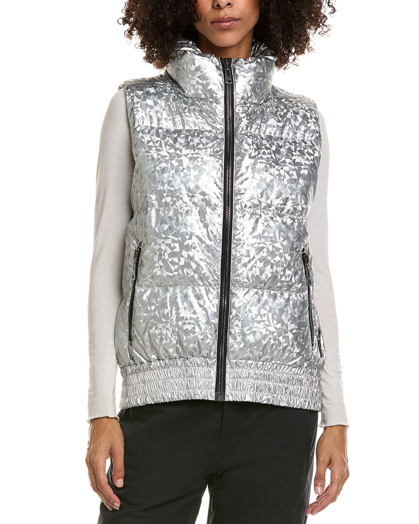 Skea Tess Puffer Down Vest In Silver