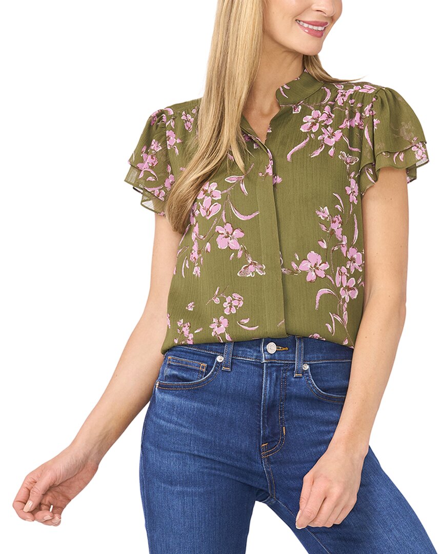 Cece Regular Fit Blouse In Green