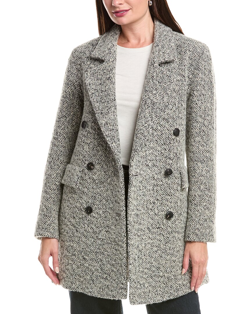 Fleurette Double Breasted Wool Coat