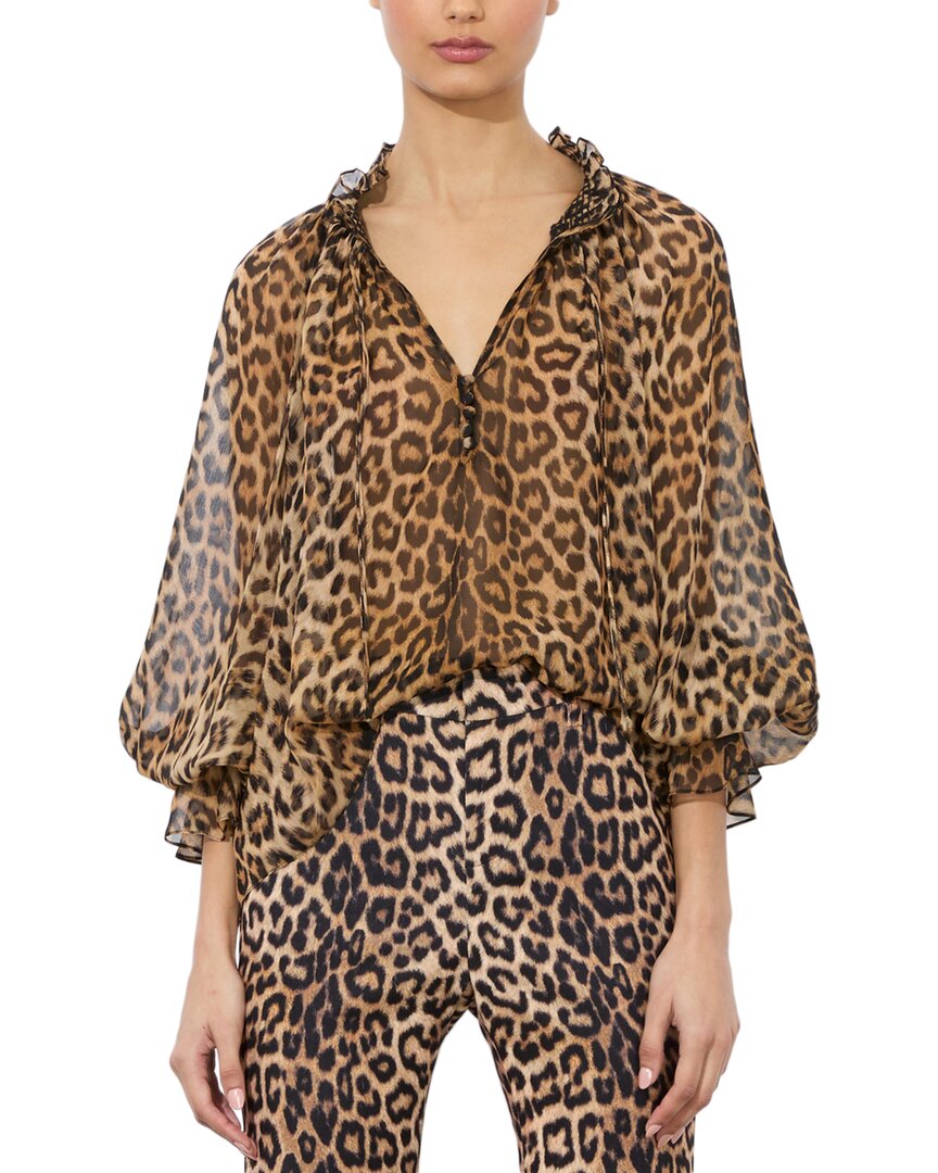 Alice And Olivia Norah Peasant Blouse