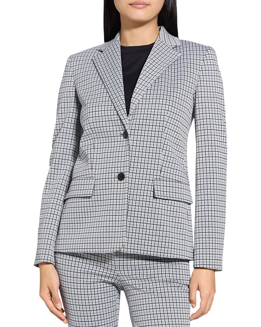 THEORY THEORY 2-BUTTON BLAZER