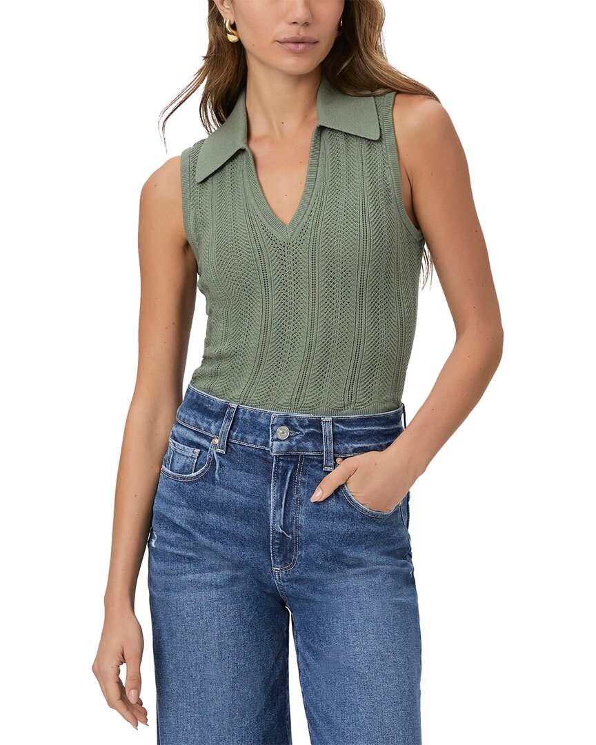 Paige Rossana Silk-blend Sweater Tank