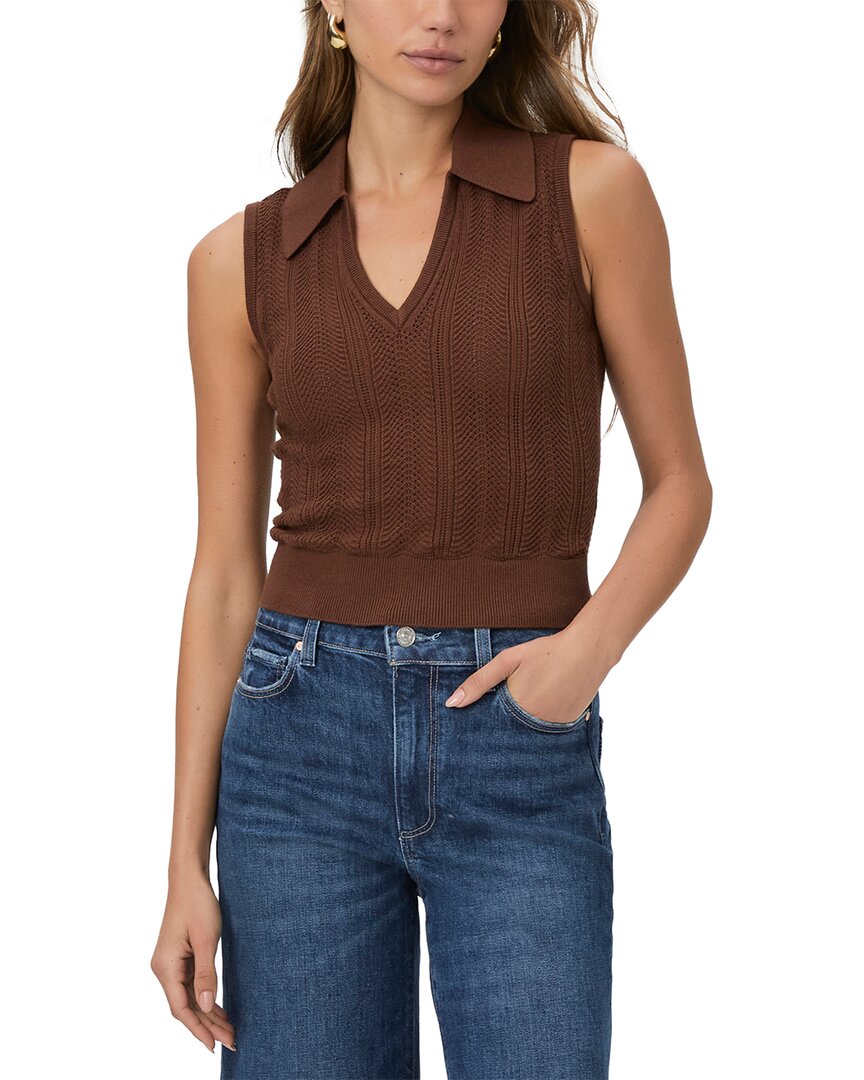 Paige Rossana Silk-blend Sweater Tank