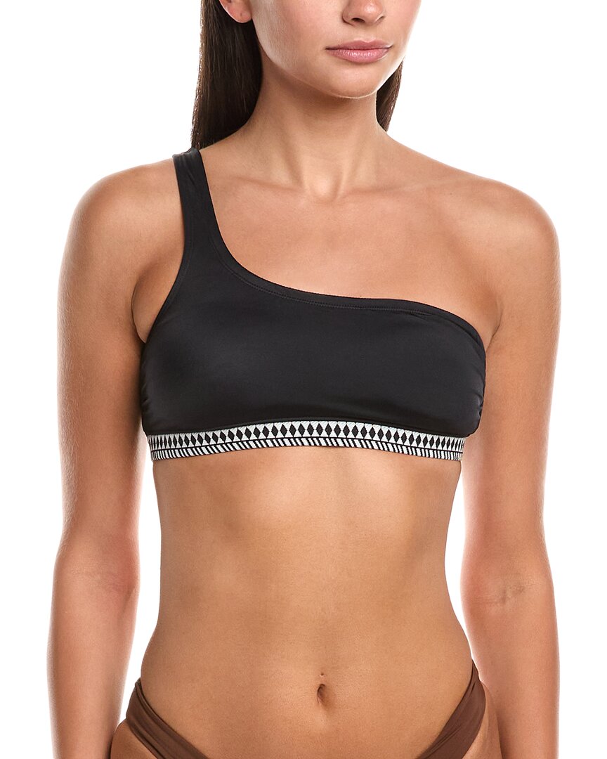 Lemlem Lena One-shoulder Bikini Top