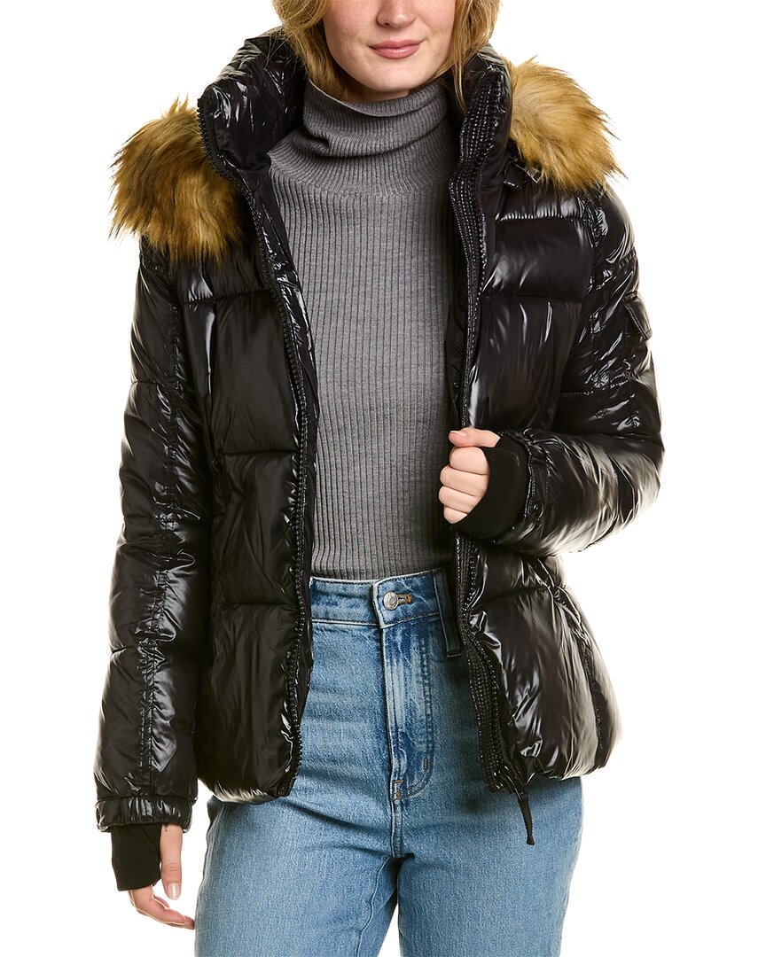 S13 Allie Gloss Jacket In Black