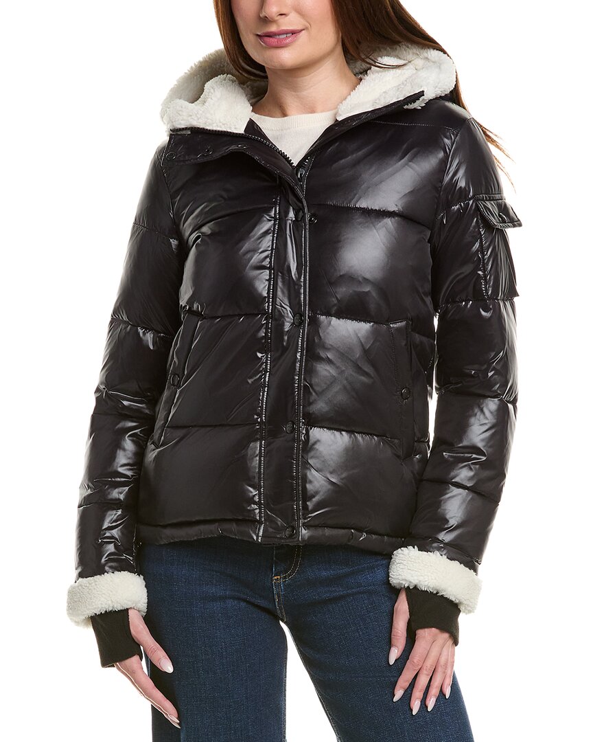 S13 Jane Puffer Jacket In Black