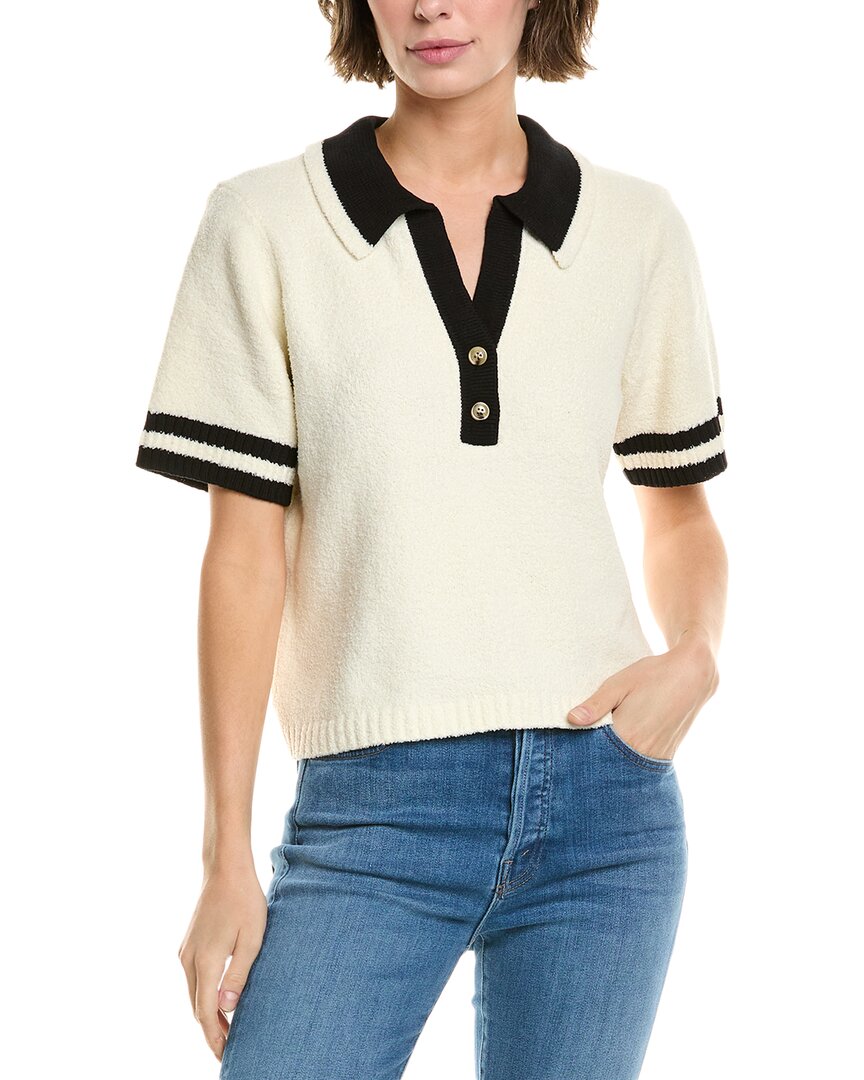 Central Park West Bianca Polo Shirt In White
