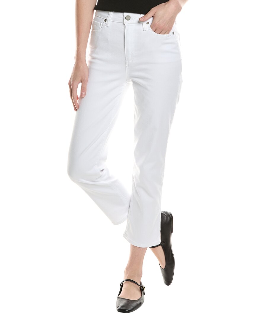 Paige Jacqueline Optic White Crop Jean