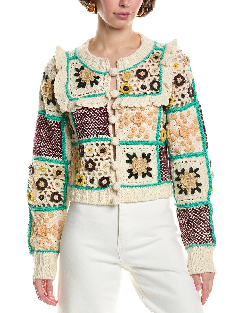 Sea Ny Gracie Crochet Wool Cardigan
