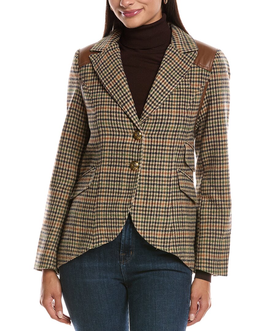 Stella + Lorenzo Blazer In Brown