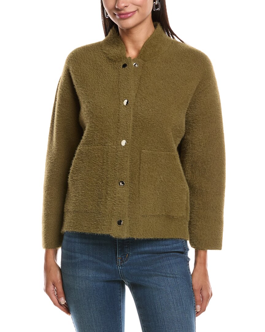 Stella + Lorenzo Cardigan In Green