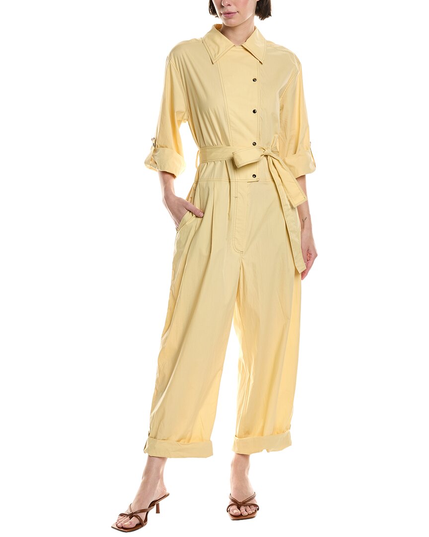Brunello Cucinelli Jumpsuit In Yellow