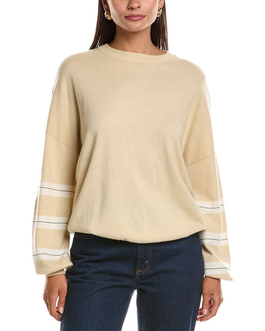 Brunello Cucinelli Cashmere Sweater In Neutral