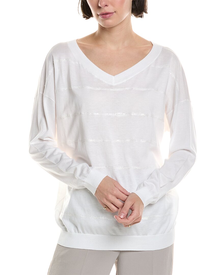 Brunello Cucinelli Sweater In White