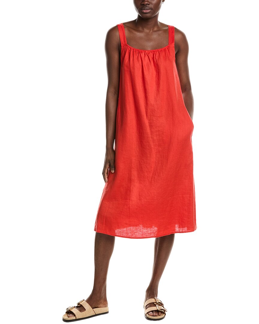 Eileen Fisher Womens Sleeveless Midi Sundress