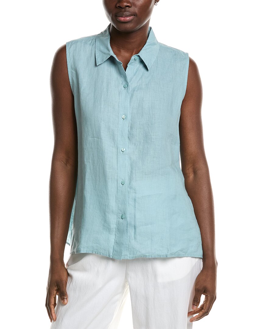 Eileen Fisher Classic Collar Linen Shirt