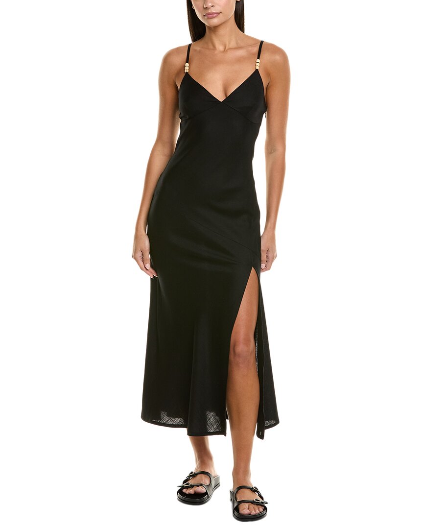 Vintage Havana Maxi Dress In Black