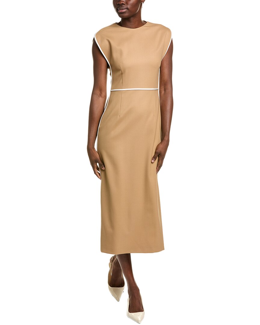 HUGO BOSS BOSS HUGO BOSS DETIRA WOOL-BLEND MIDI DRESS