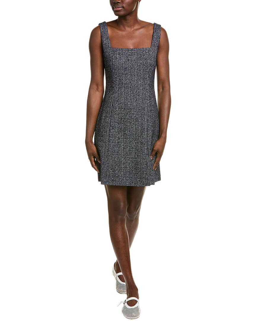 Hugo Boss Boss  Destena Tweed Linen-blend Mini Dress