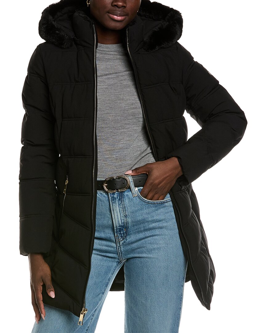 Laundry By Shelli Segal Soft Tech Jacket In Black