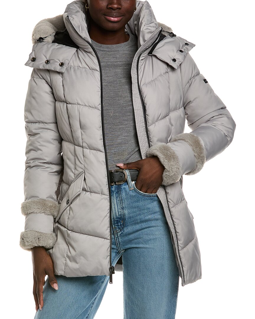Laundry By Shelli Segal Petal Jacket In Gray