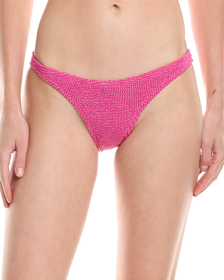 Bond-eye Swim Sinner Brief Bikini Bottom In Pink