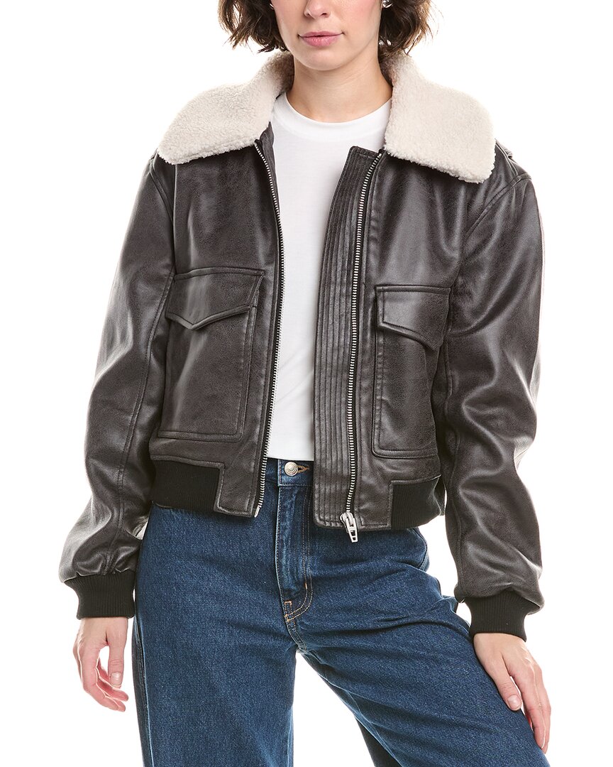 Blanknyc Blank Nyc Behind The Scenes Jacket In Black