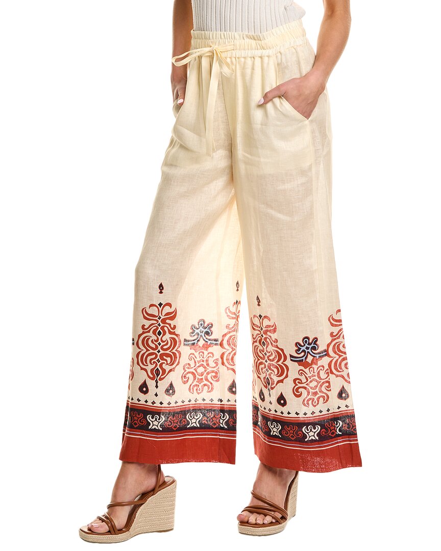 A.l.c . Emmett Linen Pant In Neutral