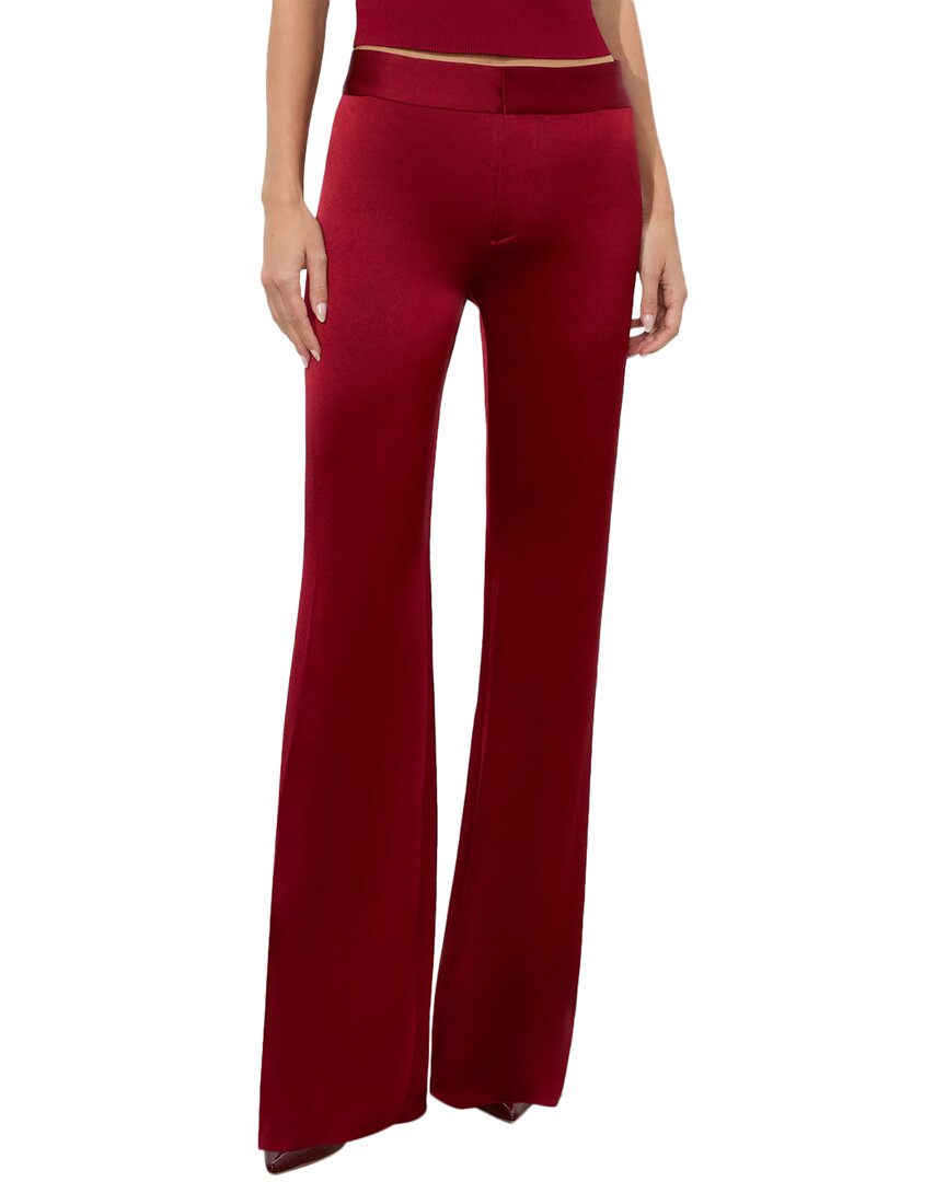 Alice And Olivia Alice + Olivia Andrew Pant In Red