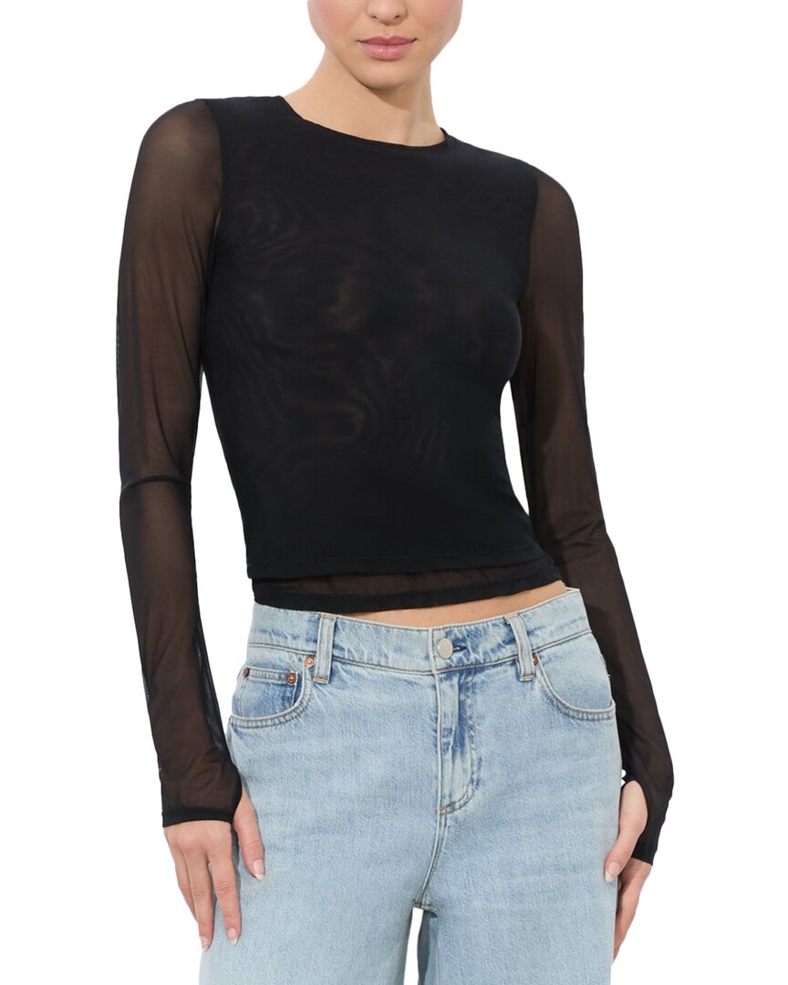 Alice And Olivia Delaina Top In Black